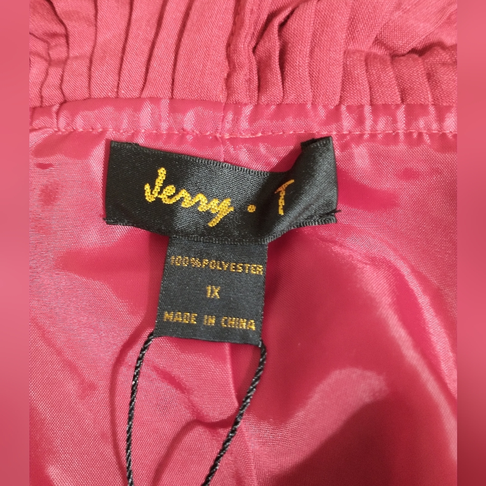 Jerry T Ruffled Red Jacket - Picture 6 of 11
